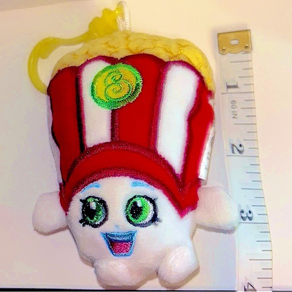 Shopkins Toys Shopkins 45 Keychain Plush Poppy Corn Toasty Pop Blue Journal Plush Poshmark